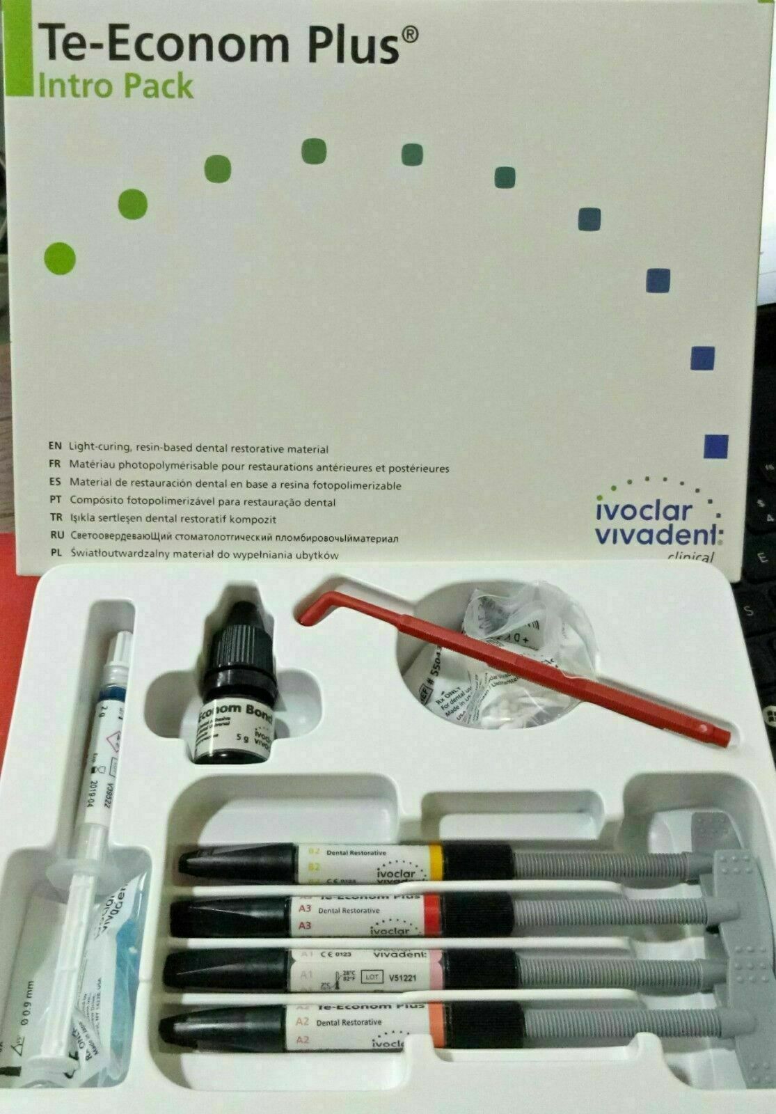 Ivoclar Vivadent Te Econom Plus Dental Resin Composite Kit Long Expiry Free