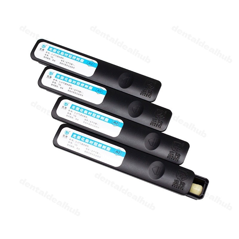 Guanya Light Cure Temporary Crown Bridge Material 12g Shade A2 A3