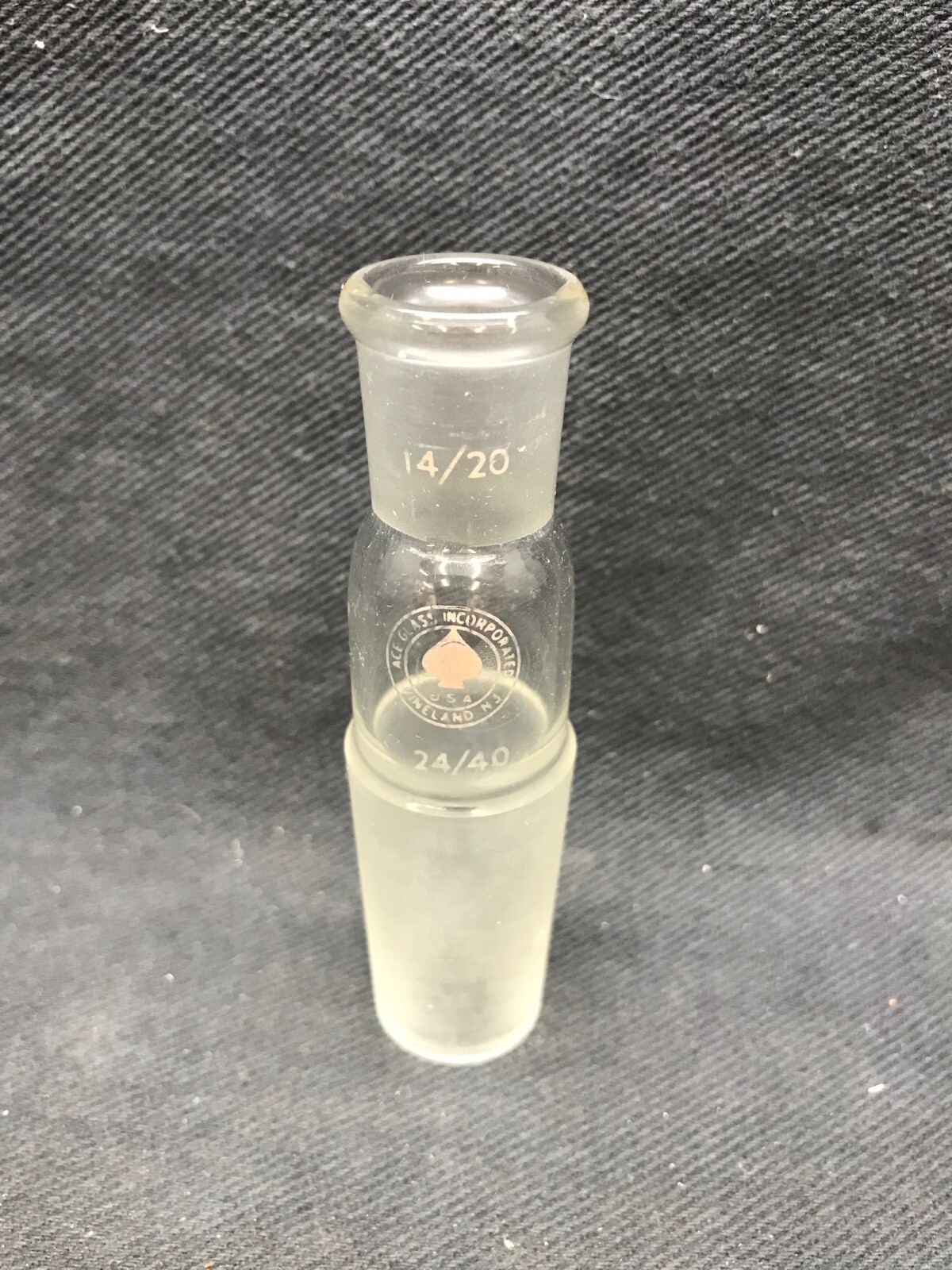 ACE Glass 14/20 Outer to 24/40 Inner Joint Reducing Connecting Adapter 9092-24