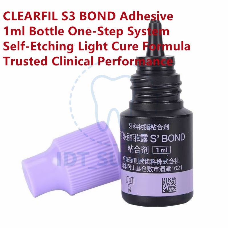 CLEARFIL S3 BOND One-Step Self-Etching Adhesive 1ml Light Cure Bonding Agent