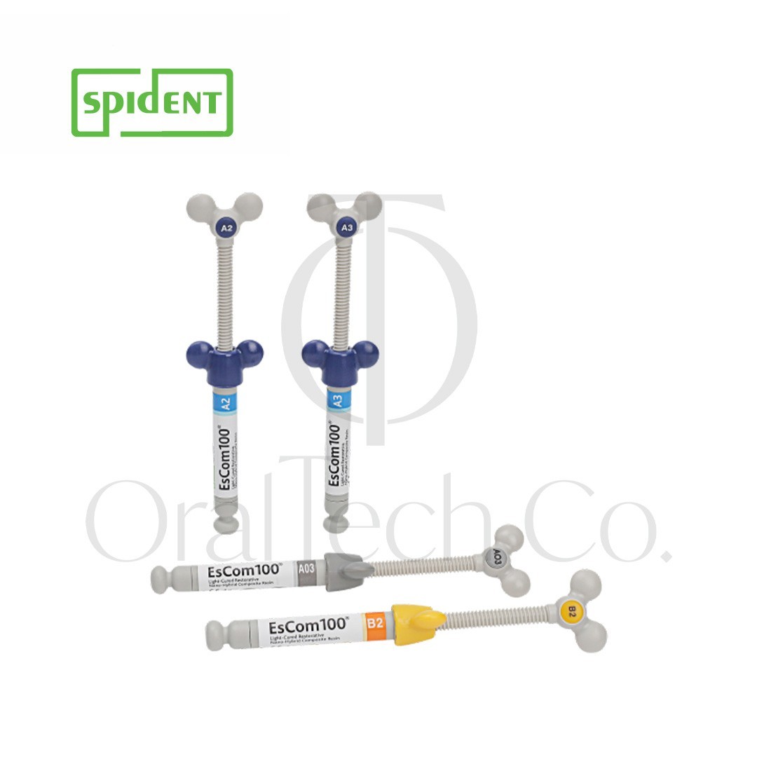 Spident EsCom100 Light-cured restorative hybrid composite resin Kit