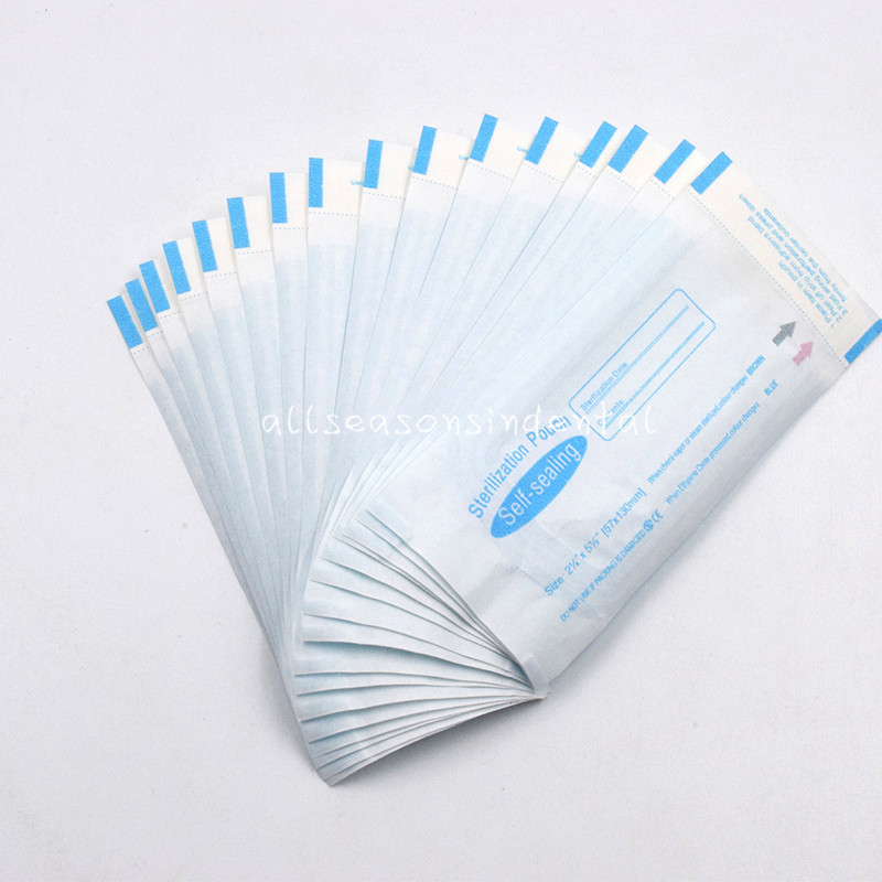 200Pcs/Box Dental Autoclave Disposable Sterilization Self-Sealing Pouches 6 Size