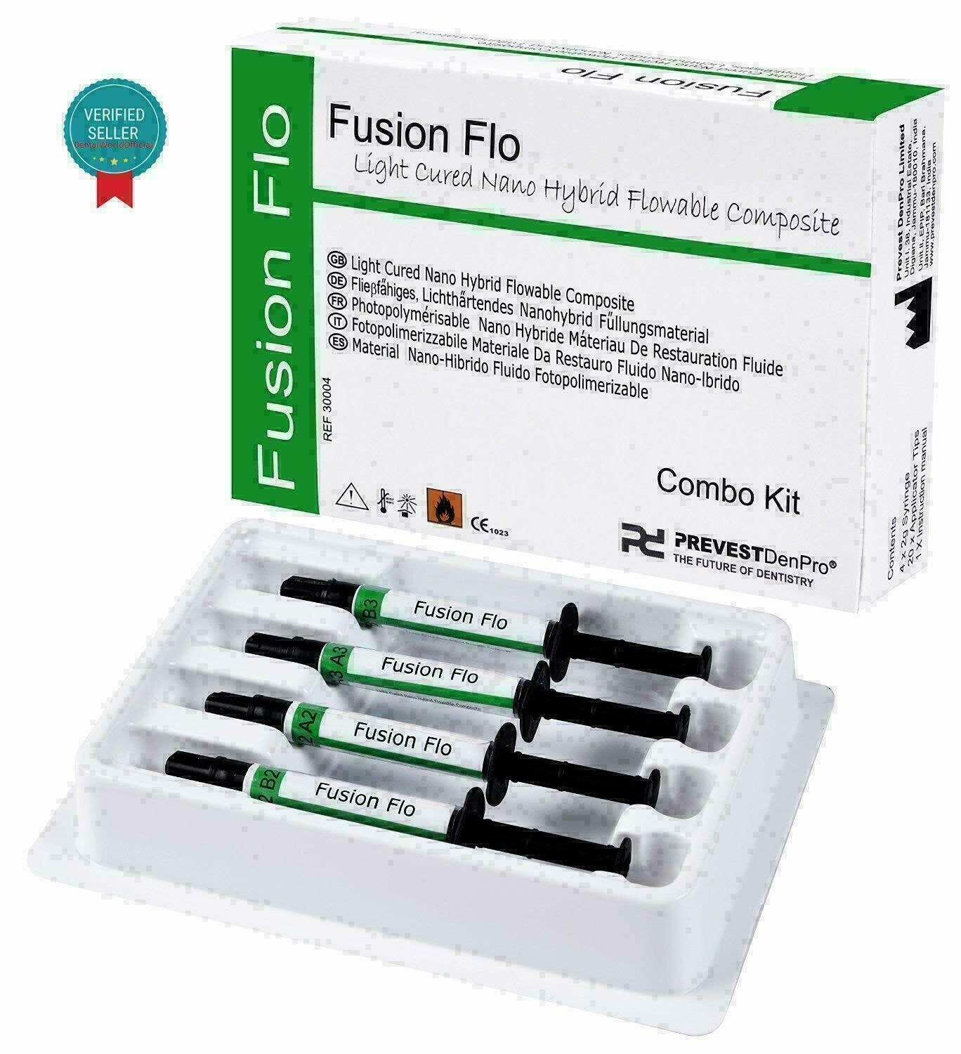 Prevest Denpro Fusion Flo Light Cured Nano Hybrid Flowable Composite 4Syr 2gm