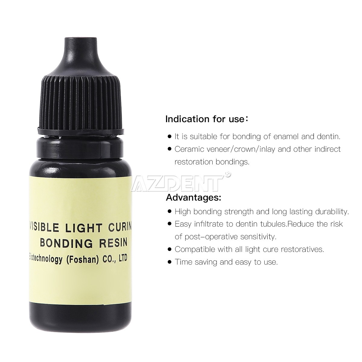 Dental Light Cure One Step Dentin Enamel Resin Bonding Adhesive Resin 5ml