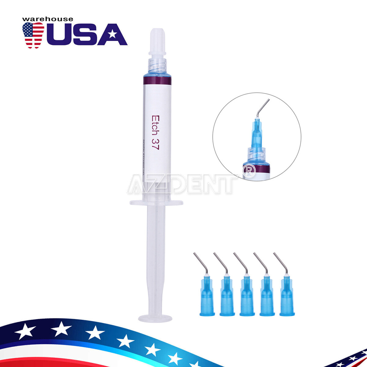 Dental Dentex 37% Acid Etching Gel Etchant 5ml/syringe