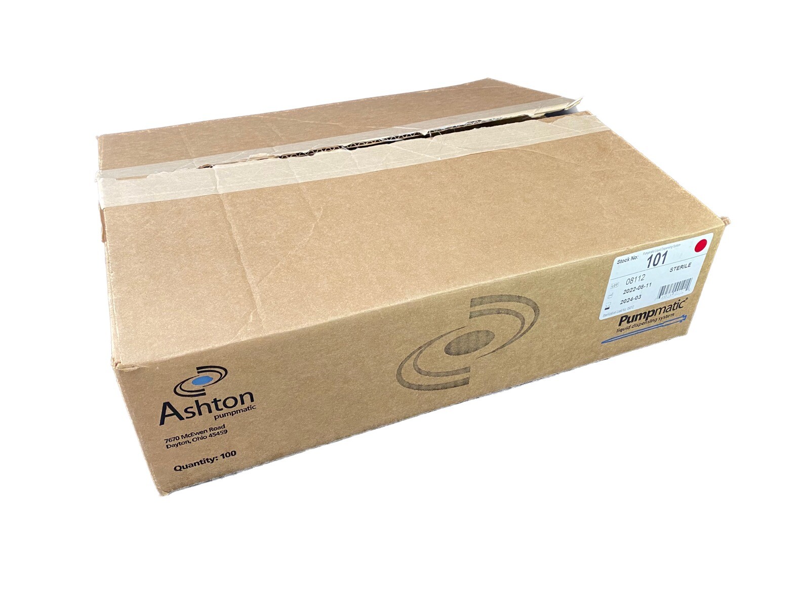 ASHTON PUMPMATIC 1mL Liquid Dispensing System 101 (100/cs)