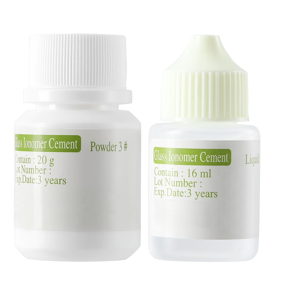 Dental Permanent Glass Ionomer Cement Crown Bridge fixing Lining Luting Glue