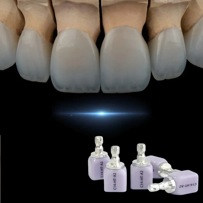 US Dental Lithium Disilicate Glass Ceramic Blocks CEREC Veneer Crown C14 CAD/CAM