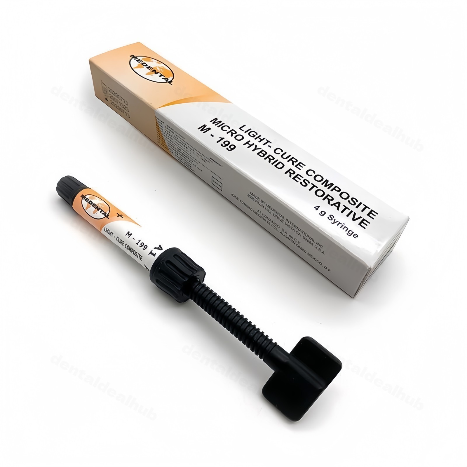 MEDENTAL M199 Nano Ceramic Composite Resin 4g A1 A2 A3 Light Cure Dental
