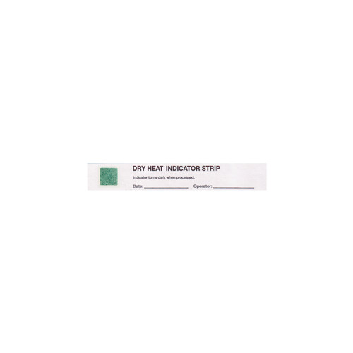 Crosstex DIS-100 Dry Heat Chemical Indicator Sterilization Strips 4″ 100/Bx