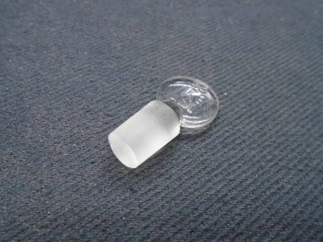 KIMAX 5mL Class A TC Micro Glass Volumetric Flask #9 Stopper Hex Base 28017A-5