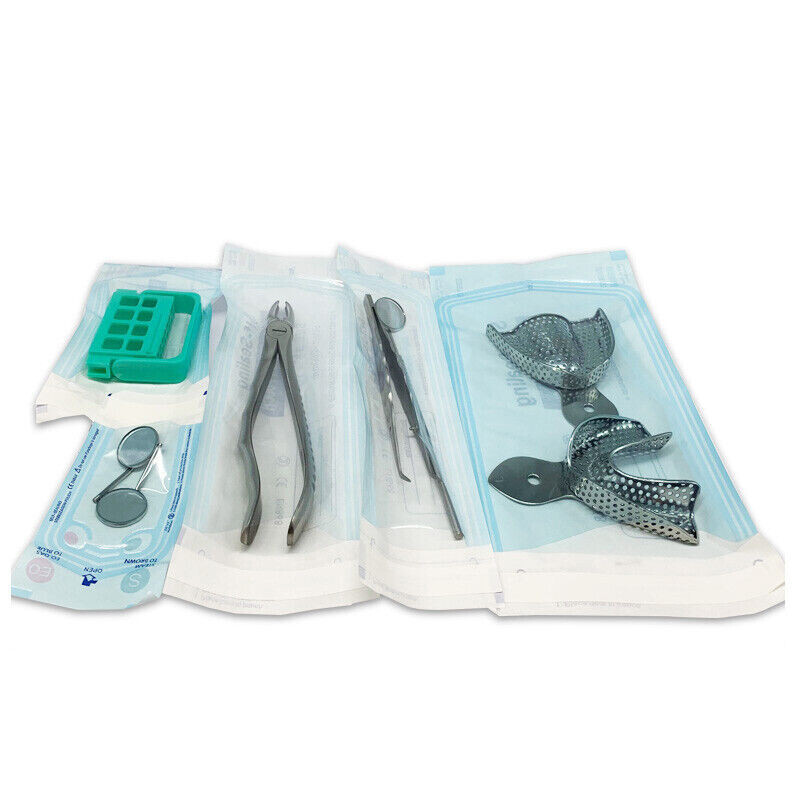 200Pcs/Box Dental Autoclave Disposable Sterilization Self-Sealing Pouches 6 Size