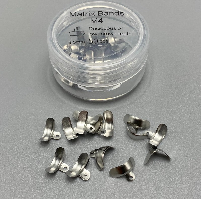 Dental Sectional Contoured System Matrix Bands M4 Metal Matrices Refill