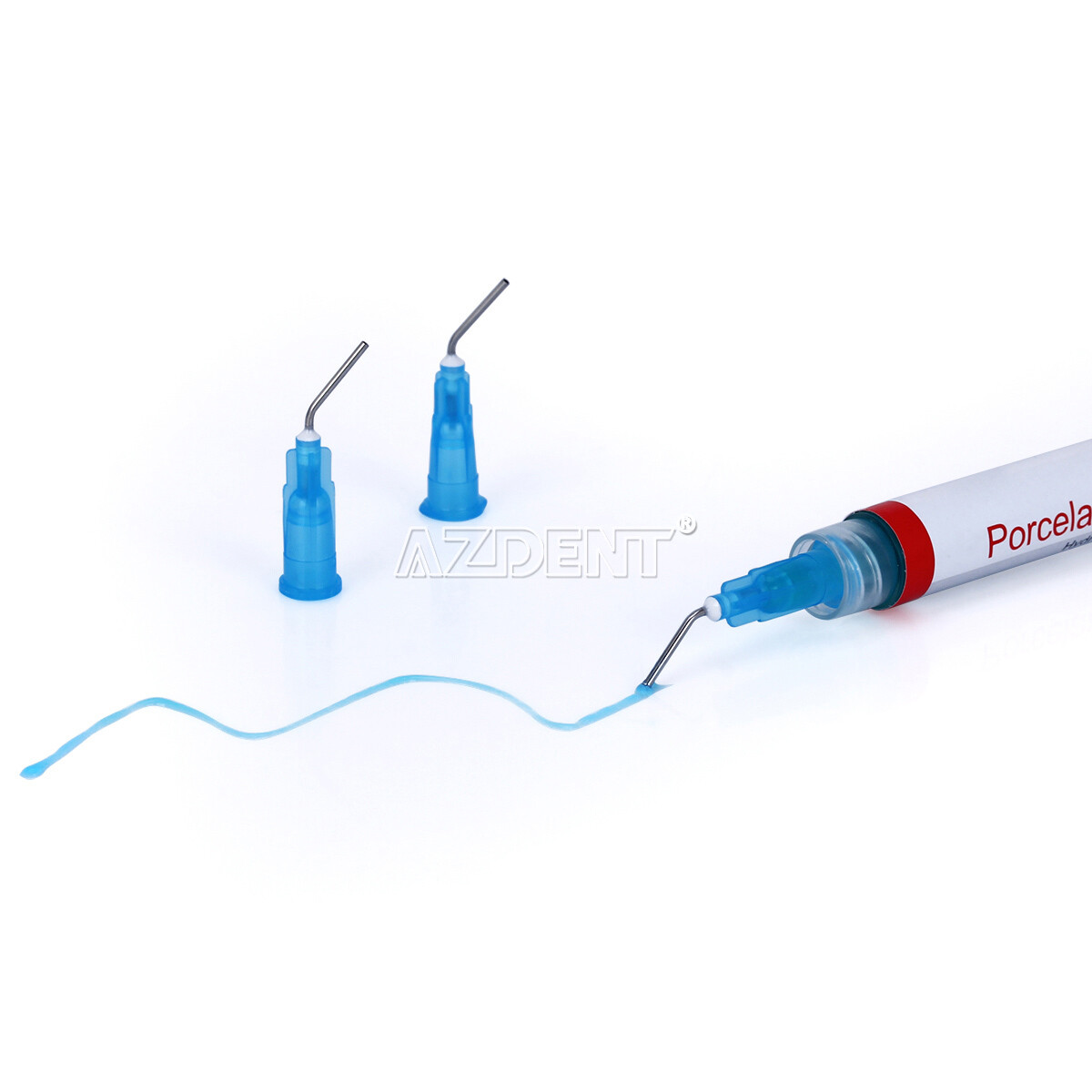 Dental Porcelain Etch Gel 9.5%Hydrofluoric Acid Etchant 2.5 ml/syringe 3 Tips