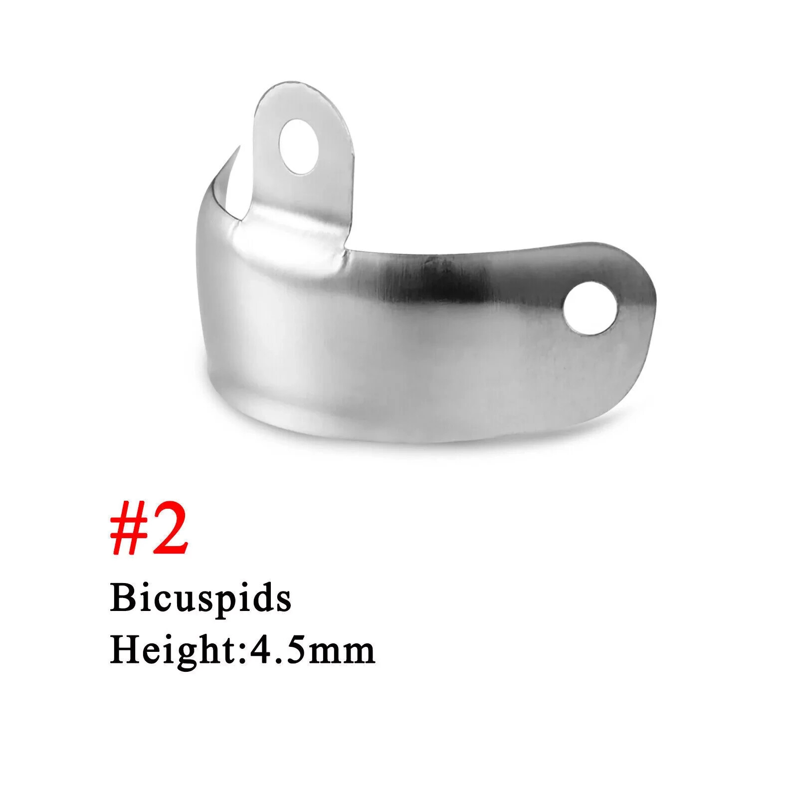 50Pcs Dental Matrix Bands With Hole Sectional Matrix Ring Fit Palodent V3 System