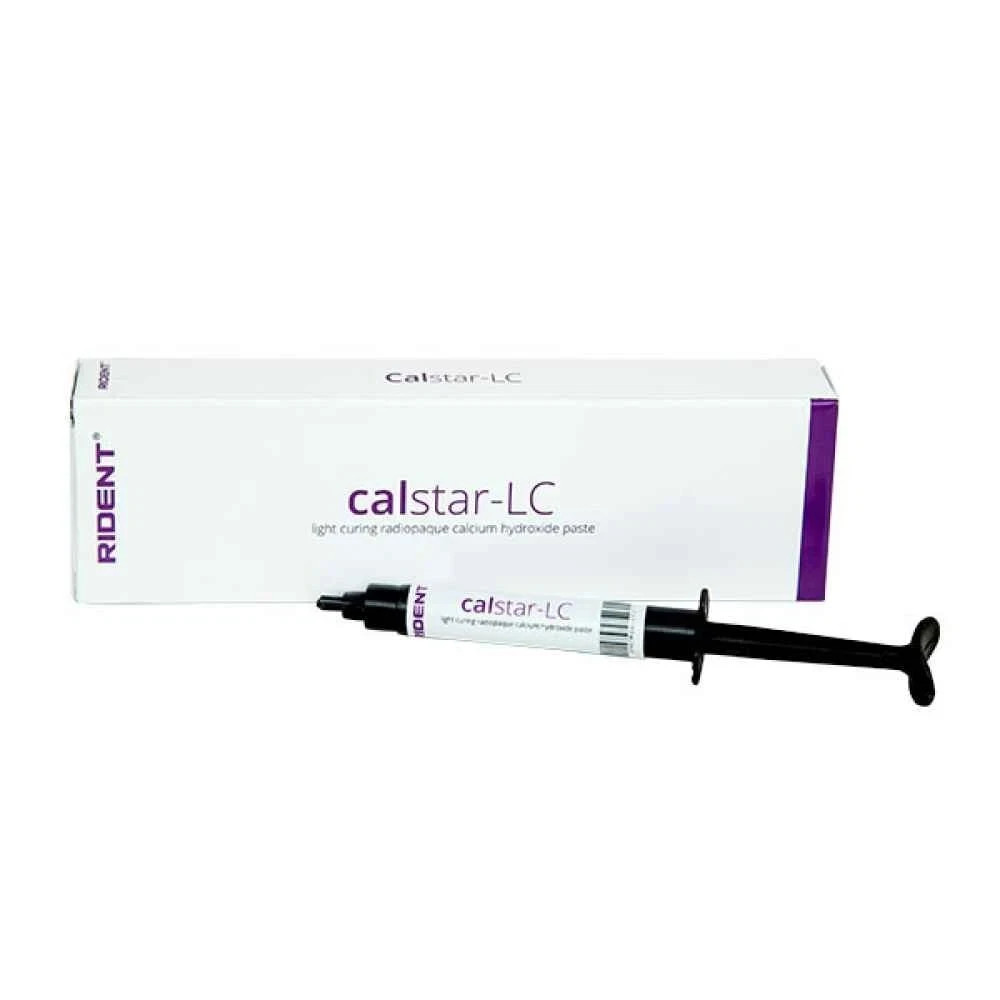 Rident Calstar-LC light curing rad*iopaque calcium hydroxide paste