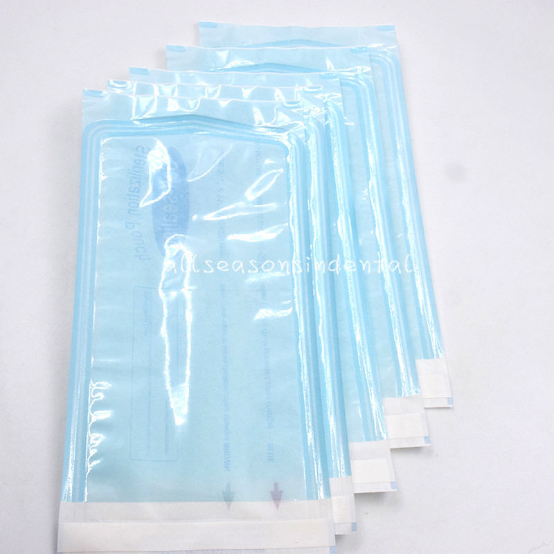 200Pcs/Box Dental Autoclave Disposable Sterilization Self-Sealing Pouches 6 Size