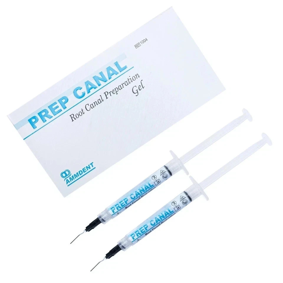 Preparation 2 x 3.5g DentalAmmdent Prep Canal EDTA Gel For Root Canal FREE SHIP