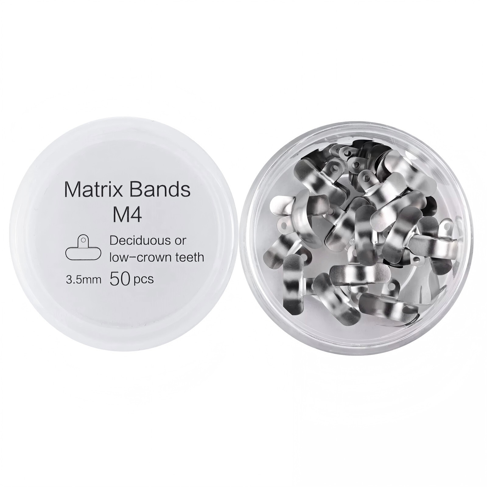 Dental Sectional Matrix Bands 4.5 5.5 6.5 Niti Retaining Rings Wedges Palodent