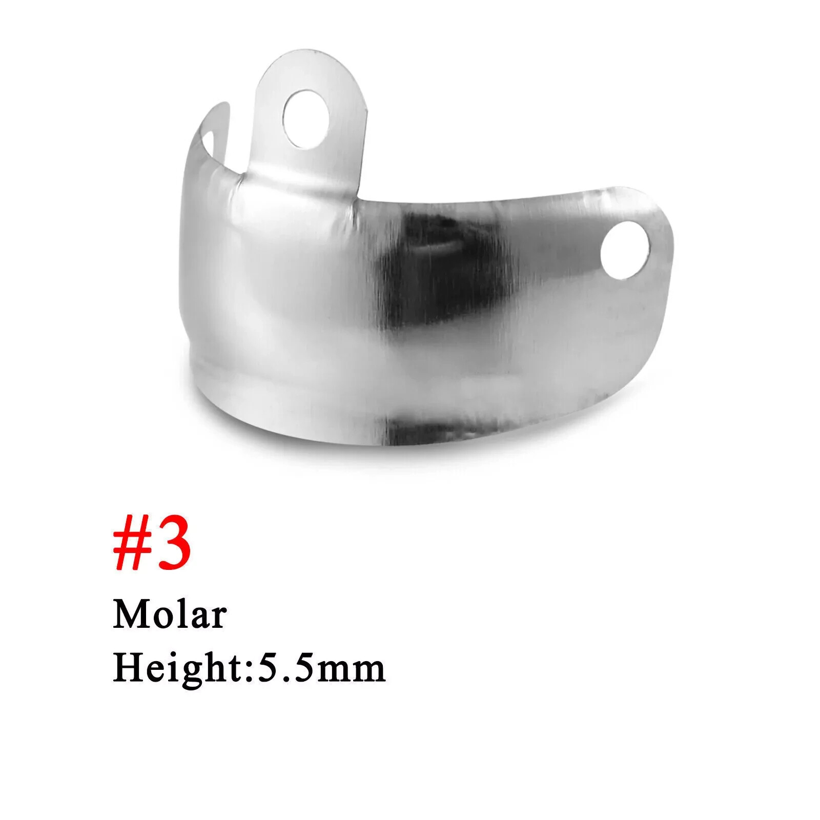 50Pcs Dental Matrix Bands With Hole Sectional Matrix Ring Fit Palodent V3 System