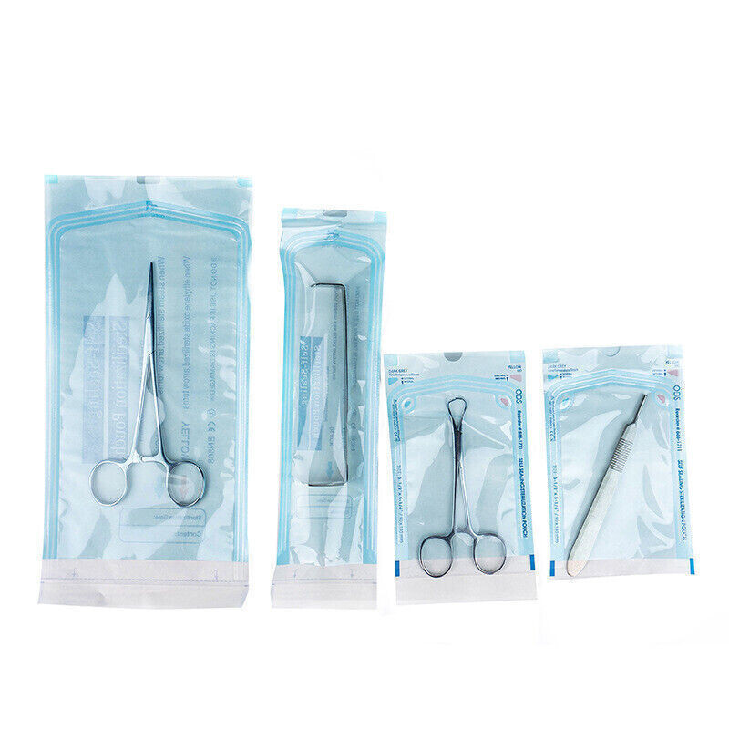 200Pcs/Box Dental Autoclave Disposable Sterilization Self-Sealing Pouches 6 Size
