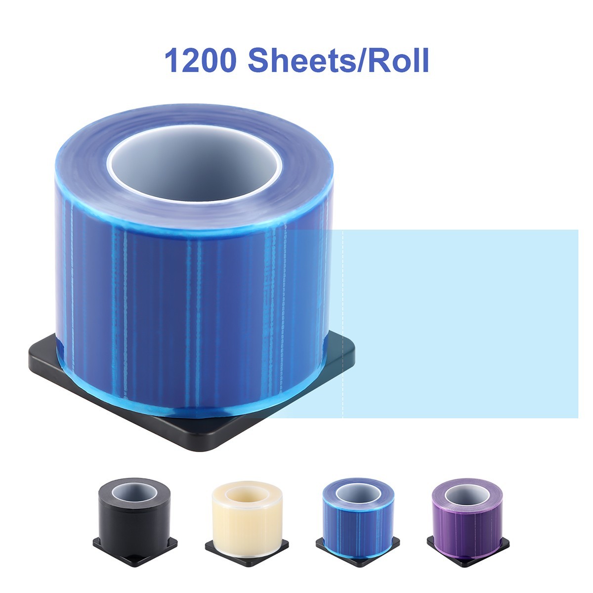 1200 Sheets/Roll Dental Barrier Film 4″x6″ Universal Self-Adhesive Perforated