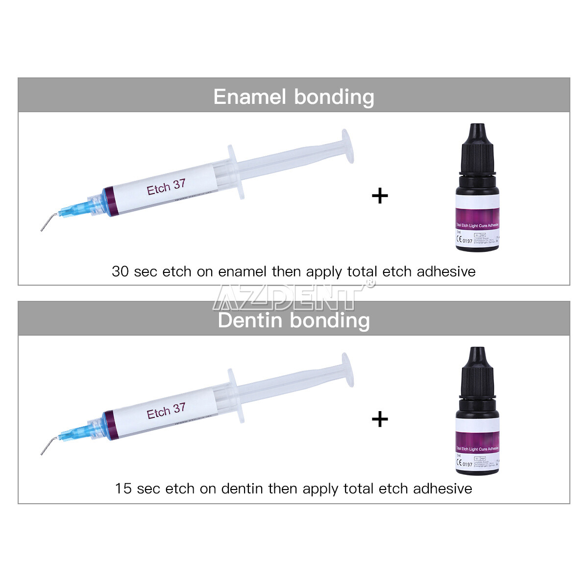 10x Dental Acid Etching Gel 37% Phosphoric 5ml/syringe USA