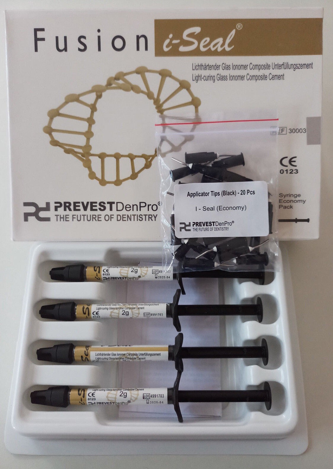Prevest DenPro Light Curing Glass Ionomer Composite Cement Fusion I-Seal