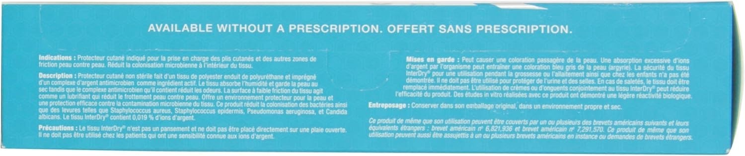 Coloplast InterDry Ag Textile with Antimicrobial Silver Complex, 10″ x 12 ft.