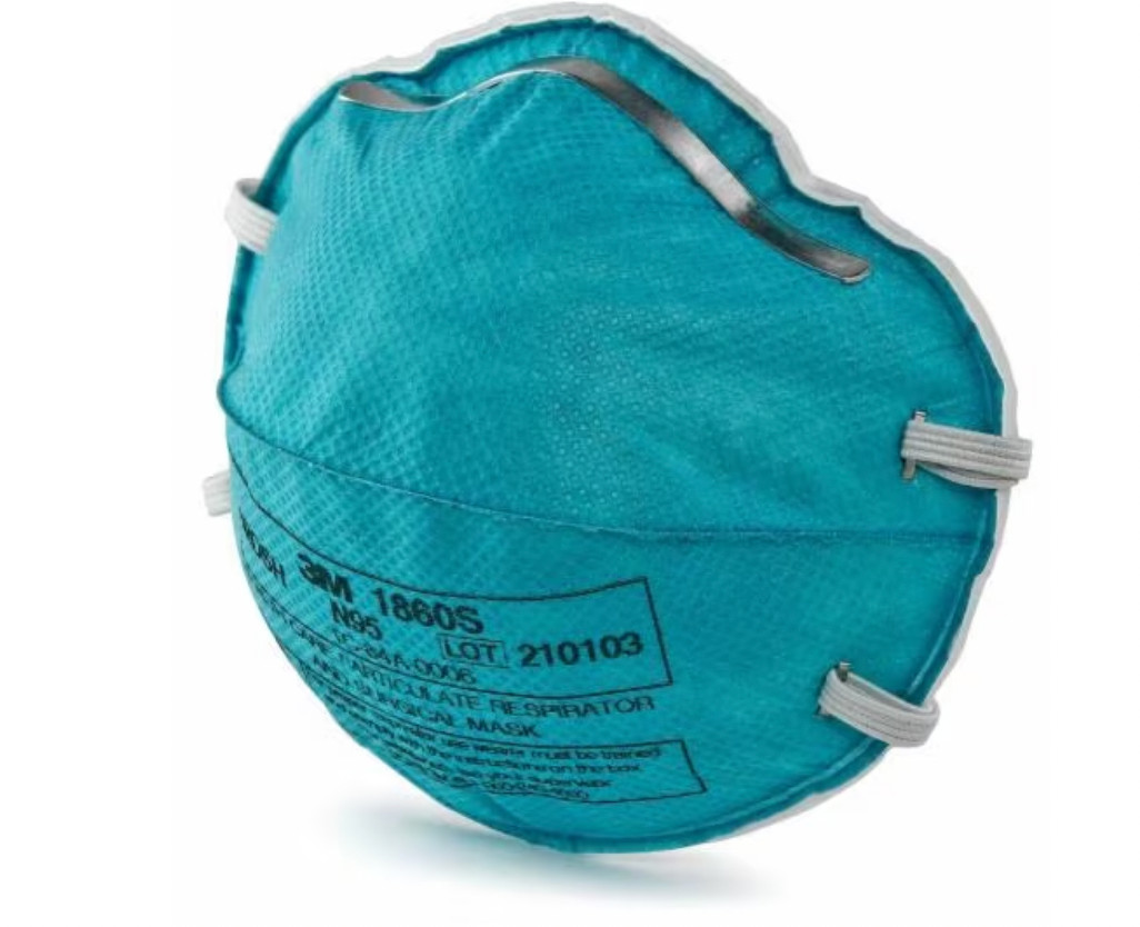 3M 1860S N95 NIOSH SMALL Face Mask Particulate Respirator 20/box EXP 02/2026