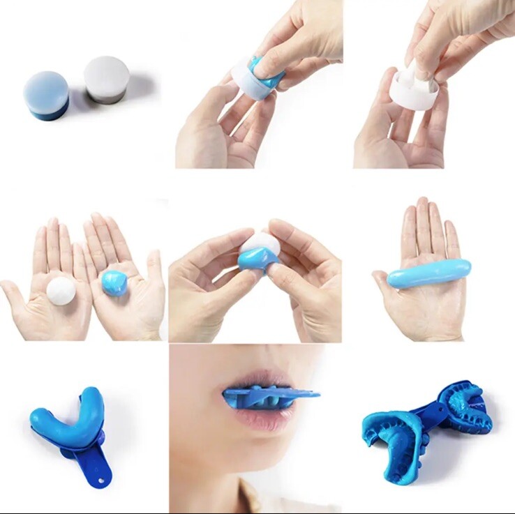 4 X Fast Set HUAER Dental Impression Soft Putty